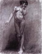 Standing nude modeling Henri Matisse